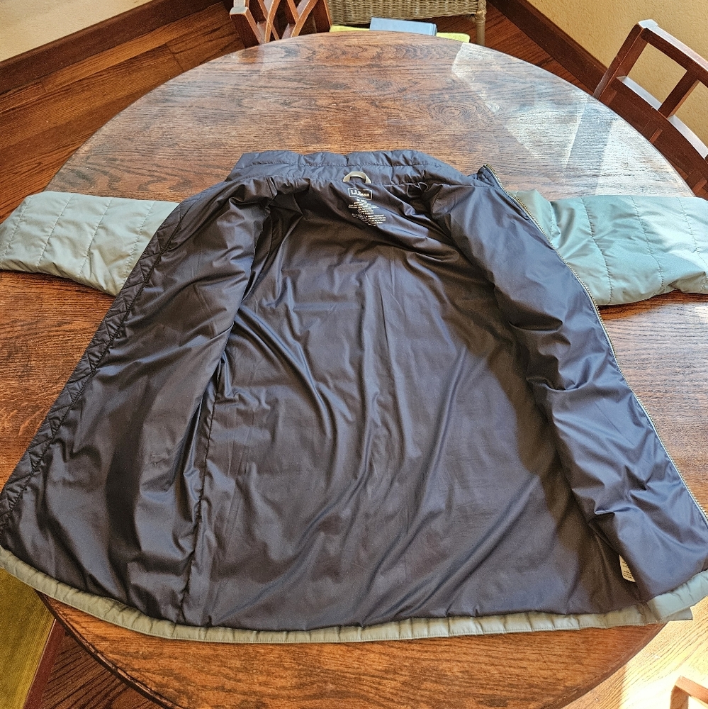 L.L. Bean Colorblock Puffer Jacket Sz M - Picture 6 of 7